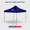 Tente pliante publicitaire – 4m x 4m