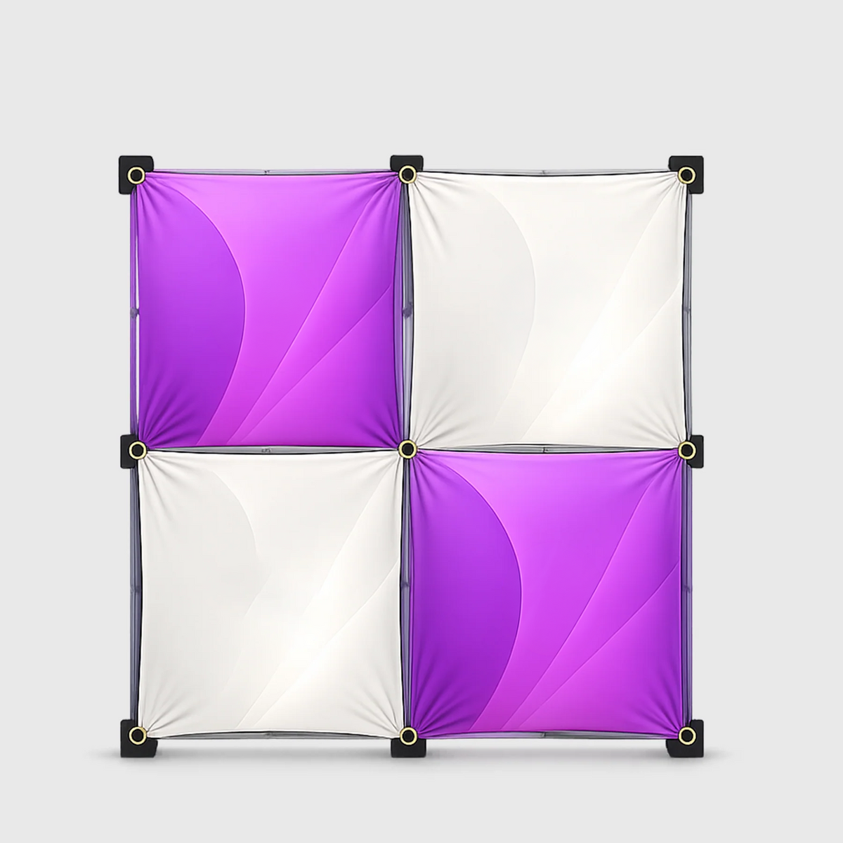 2 x 2 Fabric GeoMetrix Pop Up Grid Display