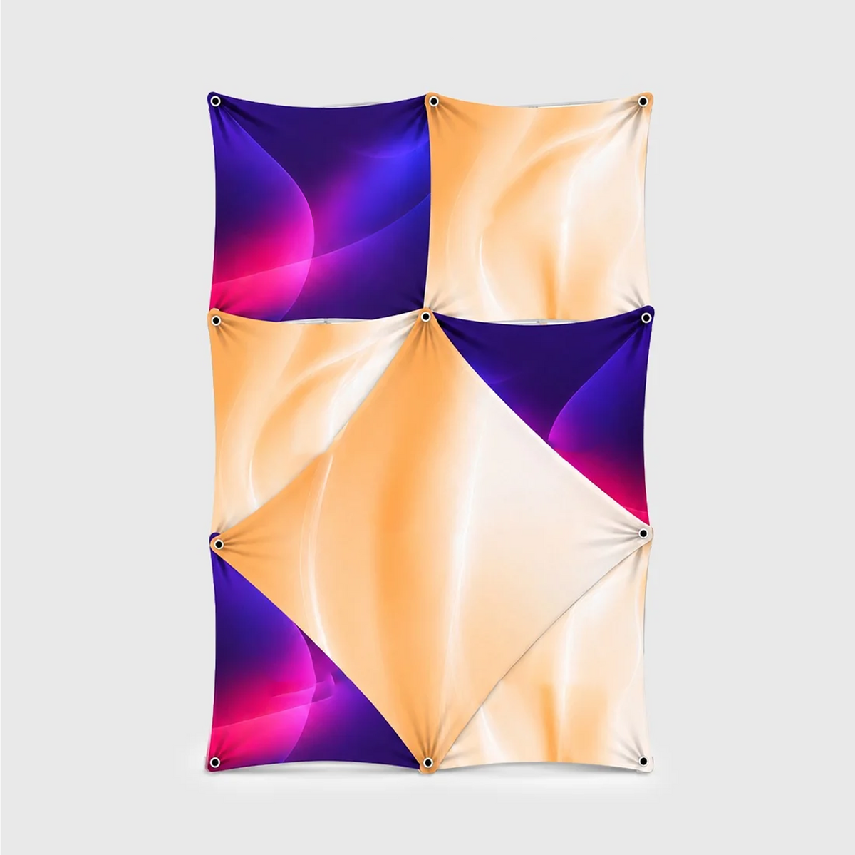 2 x 3 Fabric GeoMetrix Pop Up Grid Display