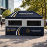 Tente de stand alimentaire en tissu 6 m x 3 m