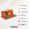6x3m Straight Backdrop with Shelf Exhibition Kit