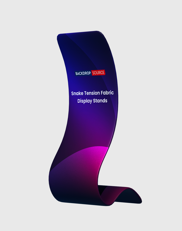 Snake Tension Fabric Displays