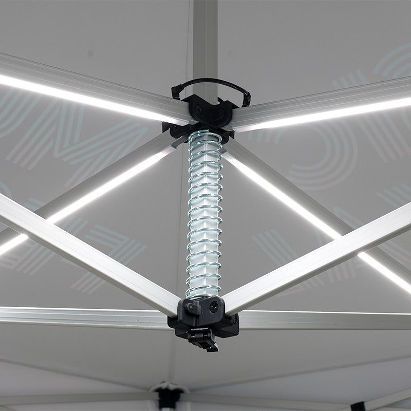 Tente pliante éclairée – 6 m x 3 m (structure LED)