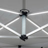 Tente pliante éclairée – 6 m x 3 m (structure LED)