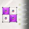 2 x 2 Fabric GeoMetrix Pop Up Grid Display