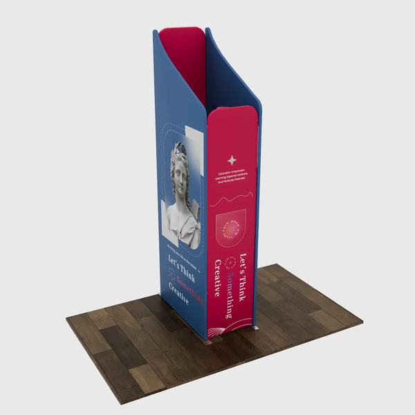 Mur d'images magnétique en tissu 2x2 m avec visuel intégral