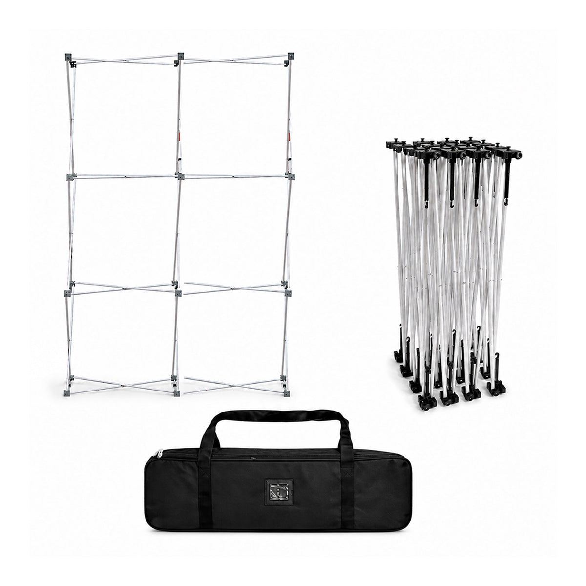 Présentoir pliable GeoMetrix en tissu 2 x 3