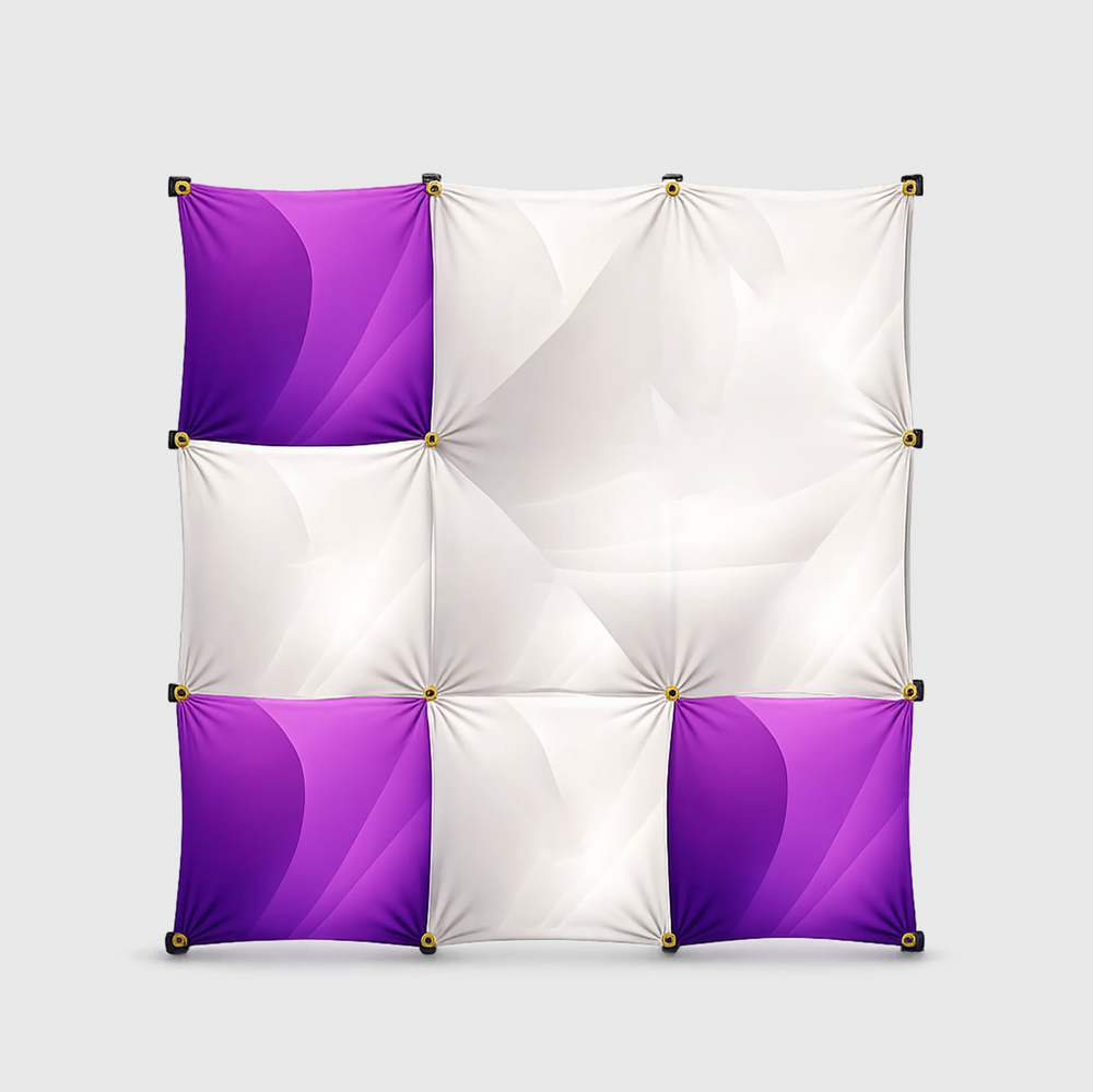 3 x 3 Fabric GeoMetrix Pop Up Grid Display