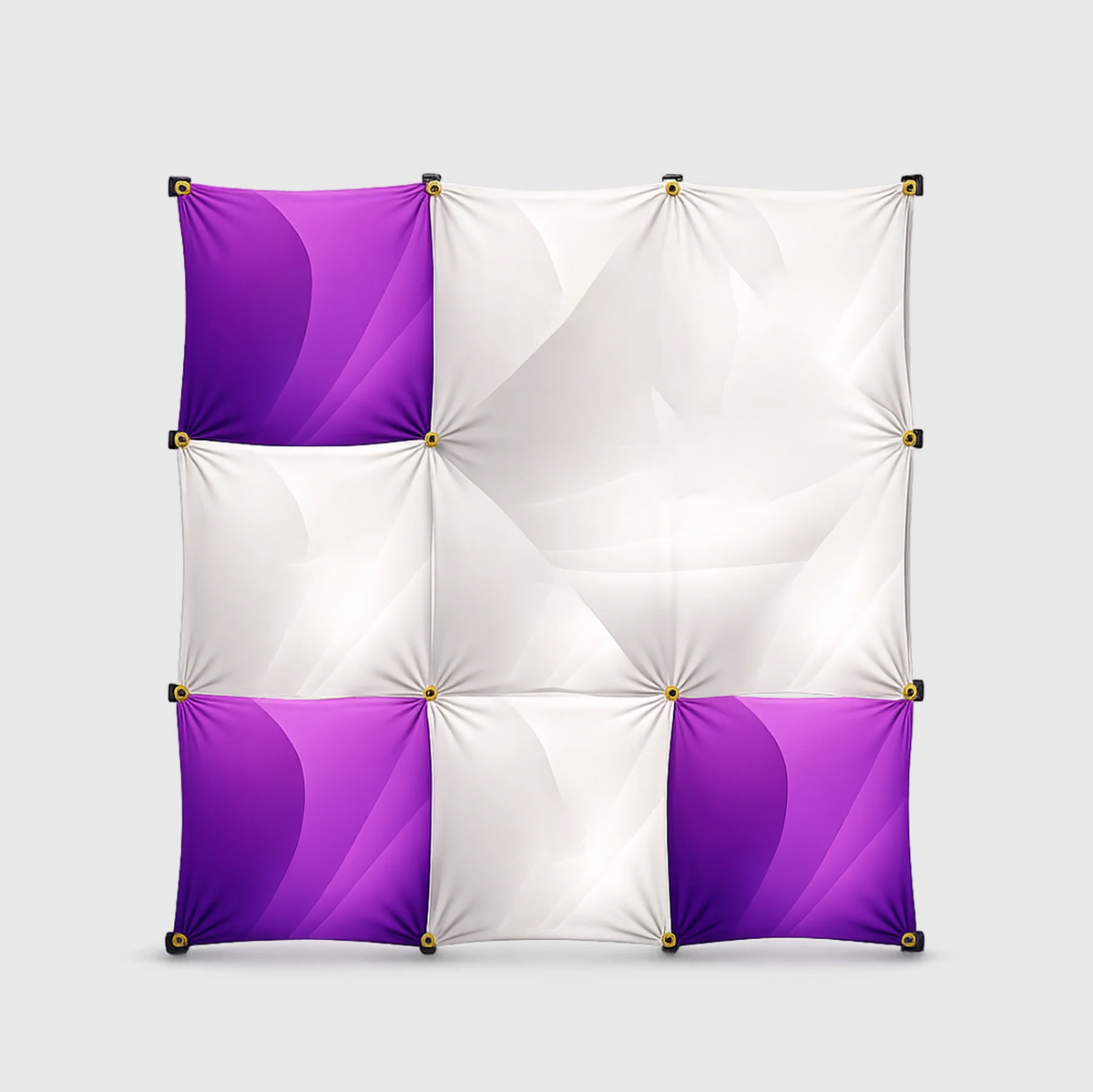 3 x 3 Fabric GeoMetrix Pop Up Grid Display
