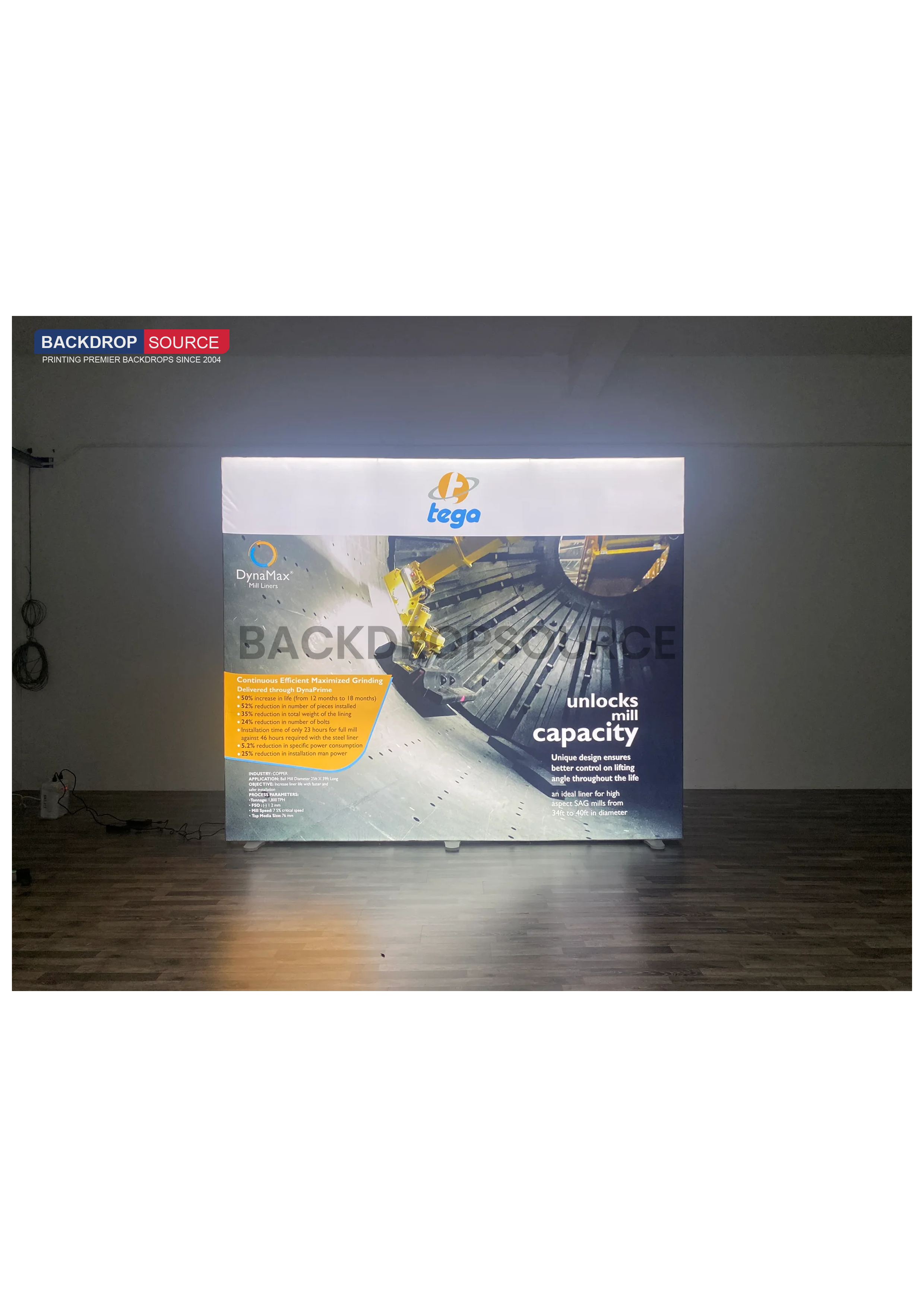 SEG Fabric LED light box - 1m x 2m