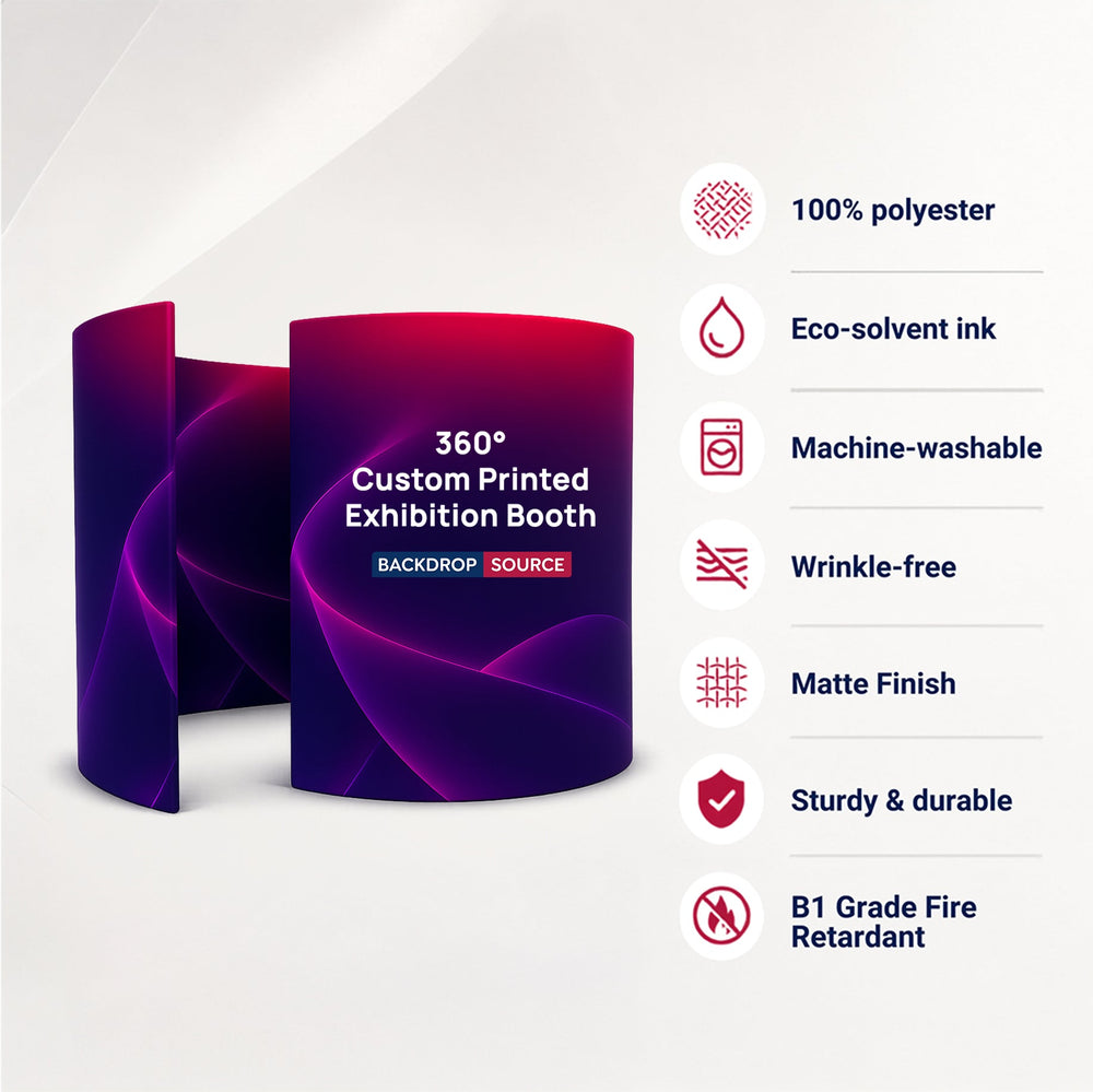 360° Custom Printed Exhibition Booth