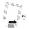 3D Fabric Slanted Arch Display Wall