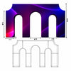 3D Fabric Triumphal Arch Backdrop