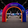 3D Triangular Prism Tension Fabric Arch