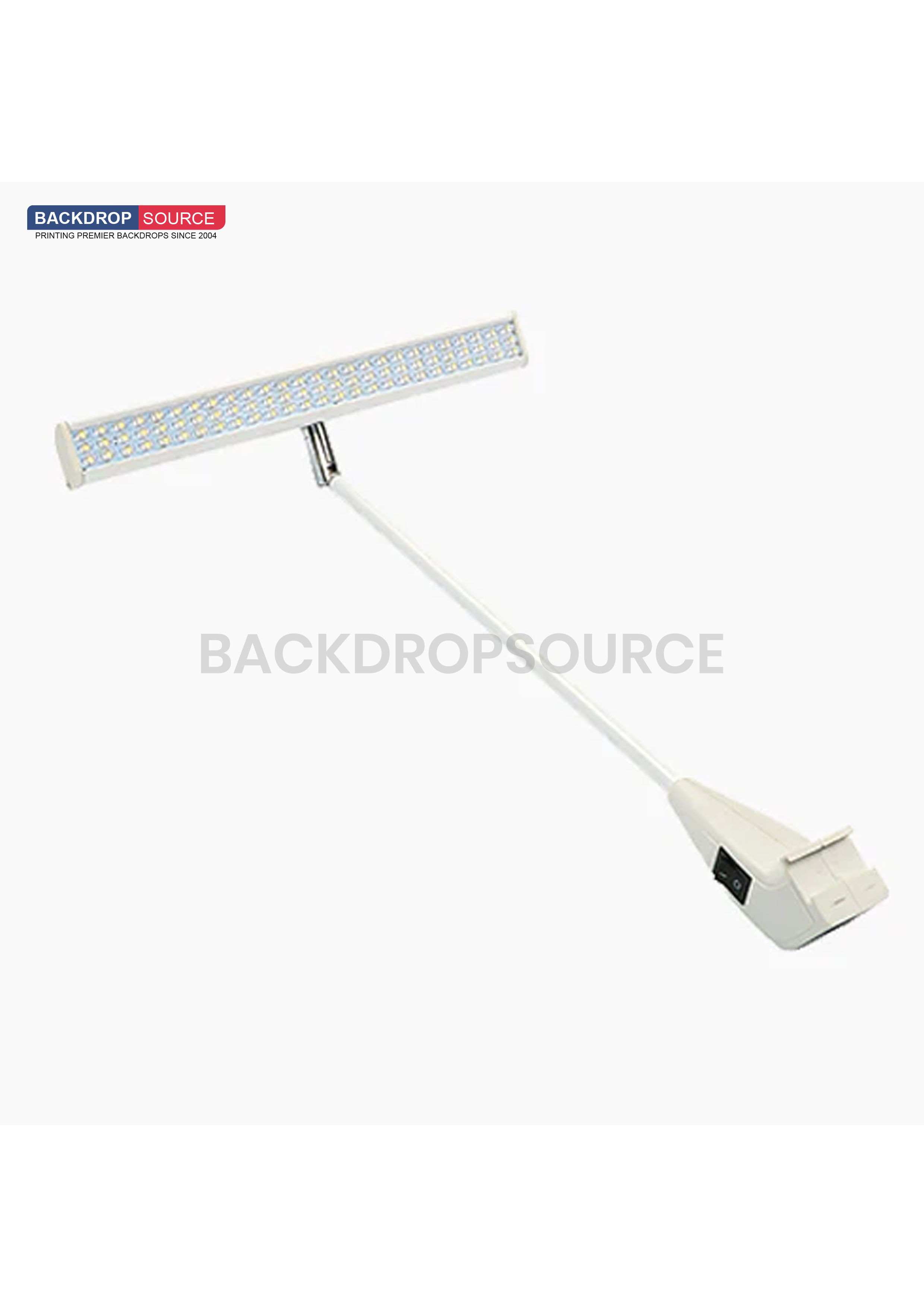 Premium Straight Fabric Wall with LED Spotlights