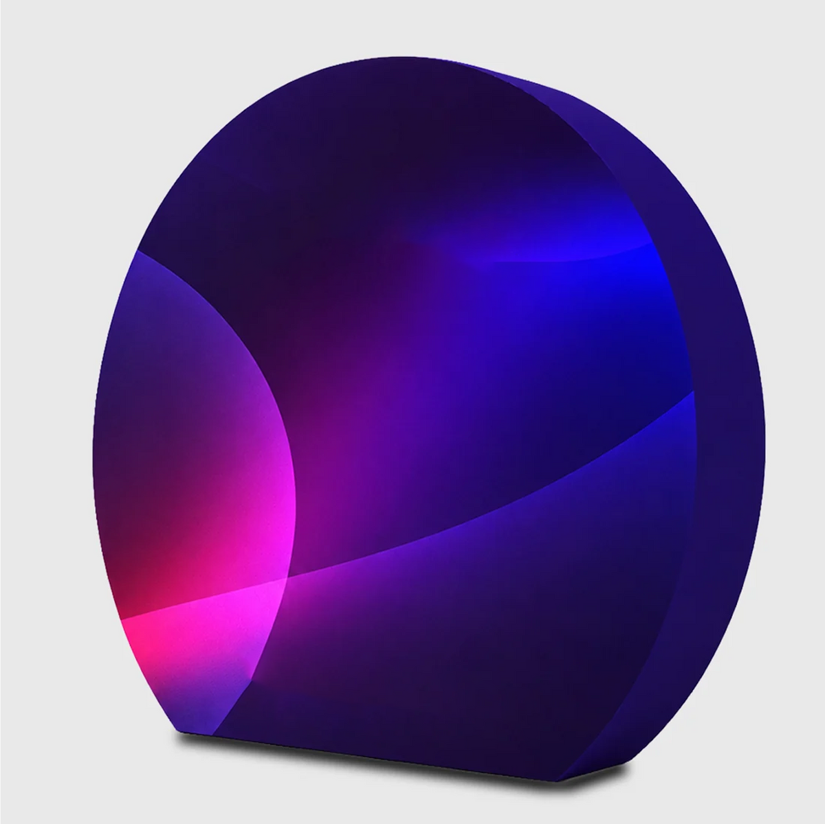 3D Moon-Shaped Tension Fabric Display