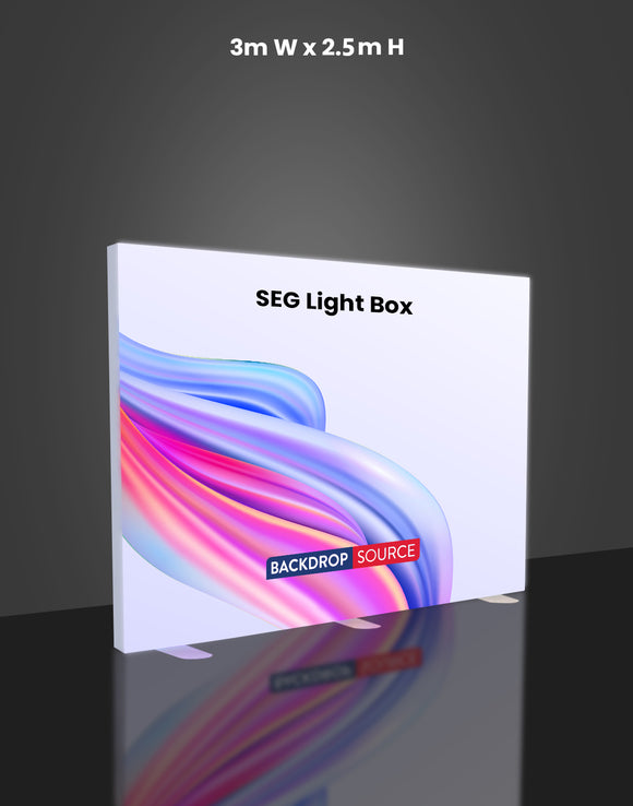 SEG Boîte à lumière LED en tissu - 3m x 2.5m