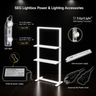Caisson lumineux LED SEG avec étagères
