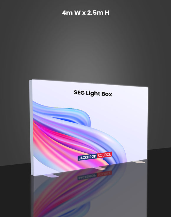 SEG Fabric LED Backlit Light Box- 4m x 2.5m
