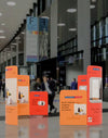 3x3m Magnetic Fabric Booth Wall with Curved & Straight Panels