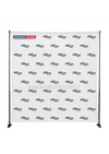 Fabric Backdrop Media Wall With Adjustable Stand