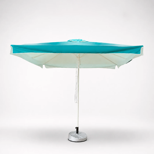 Parasols de marché carrés avec lambrequins – 3 m x 3 m
