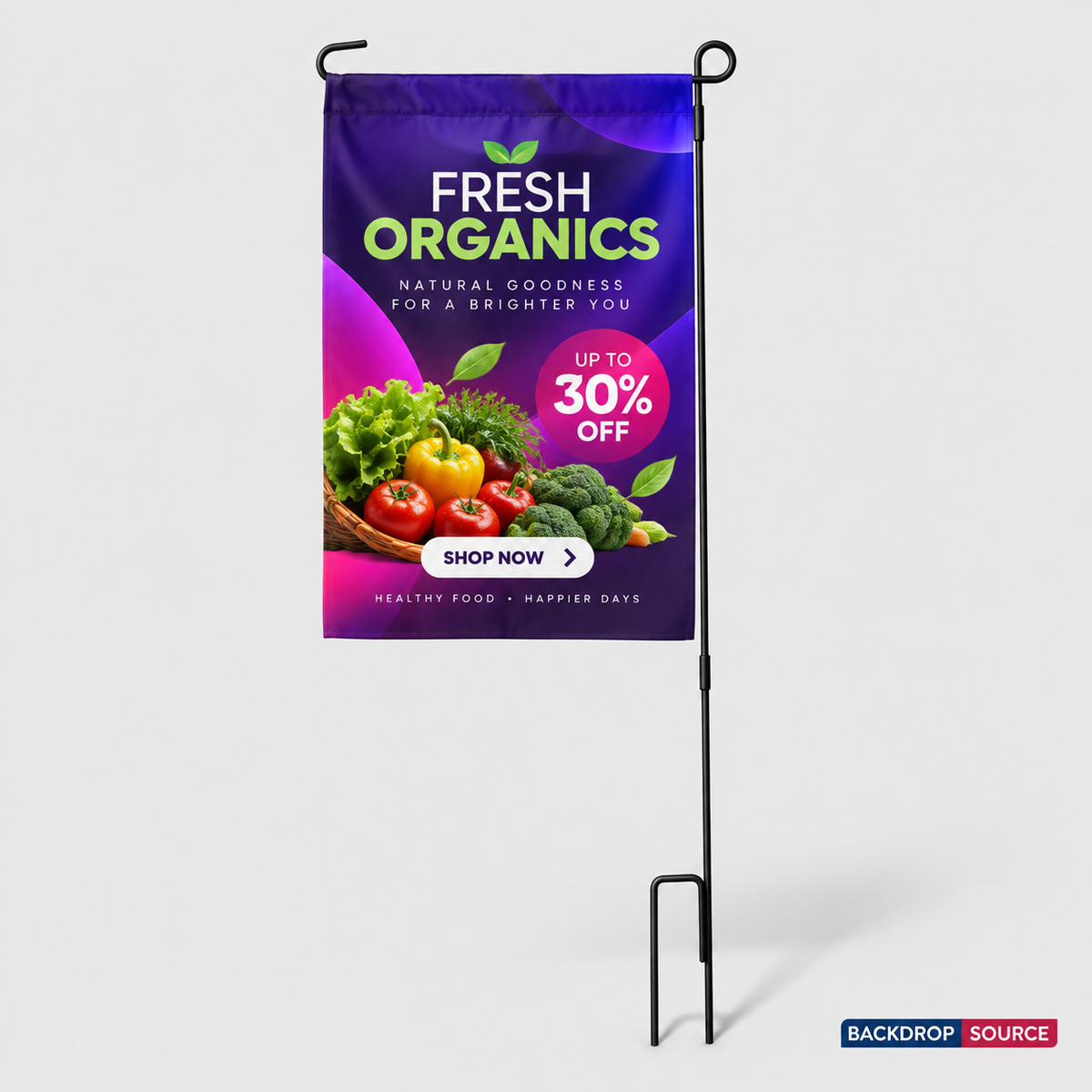 Drapeaux de jardin personnalisés