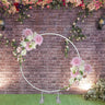Support de toile de fond circulaire (diamètre 2 m) pour décorations de mariage et d'anniversaire