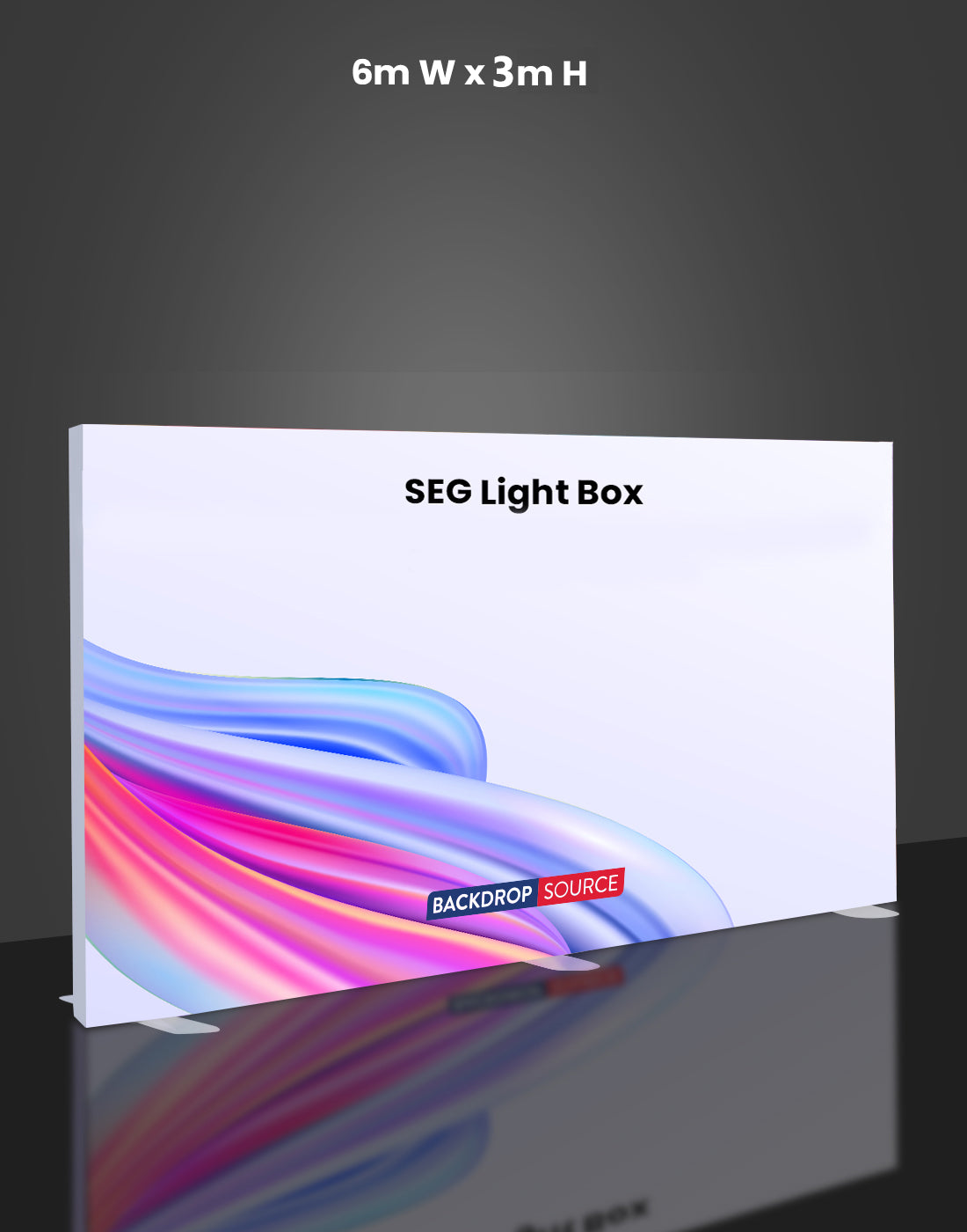 SEG Fabric LED Light Box - 6m x 2.5m