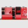 6x3m Booth Kit with 3D Wall Box, Waterfall Arches & 2 Counters