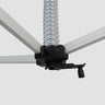 Tente pliante 3m x 3m avec volants festonnés et rideaux