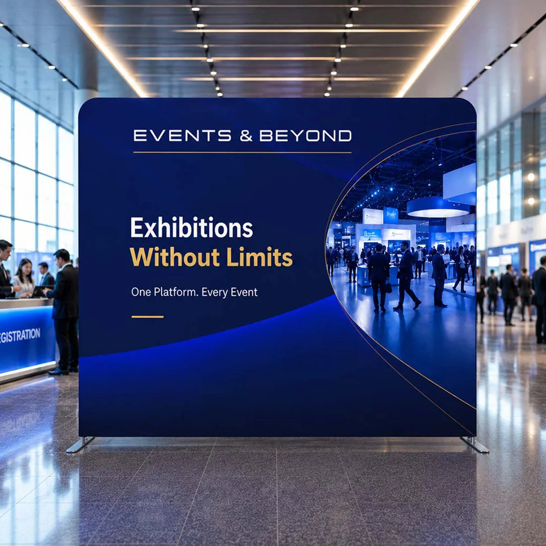 Premium Straight Tension Fabric Backdrop Display