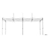 Tente pliante éclairée – 6 m x 3 m (structure LED)