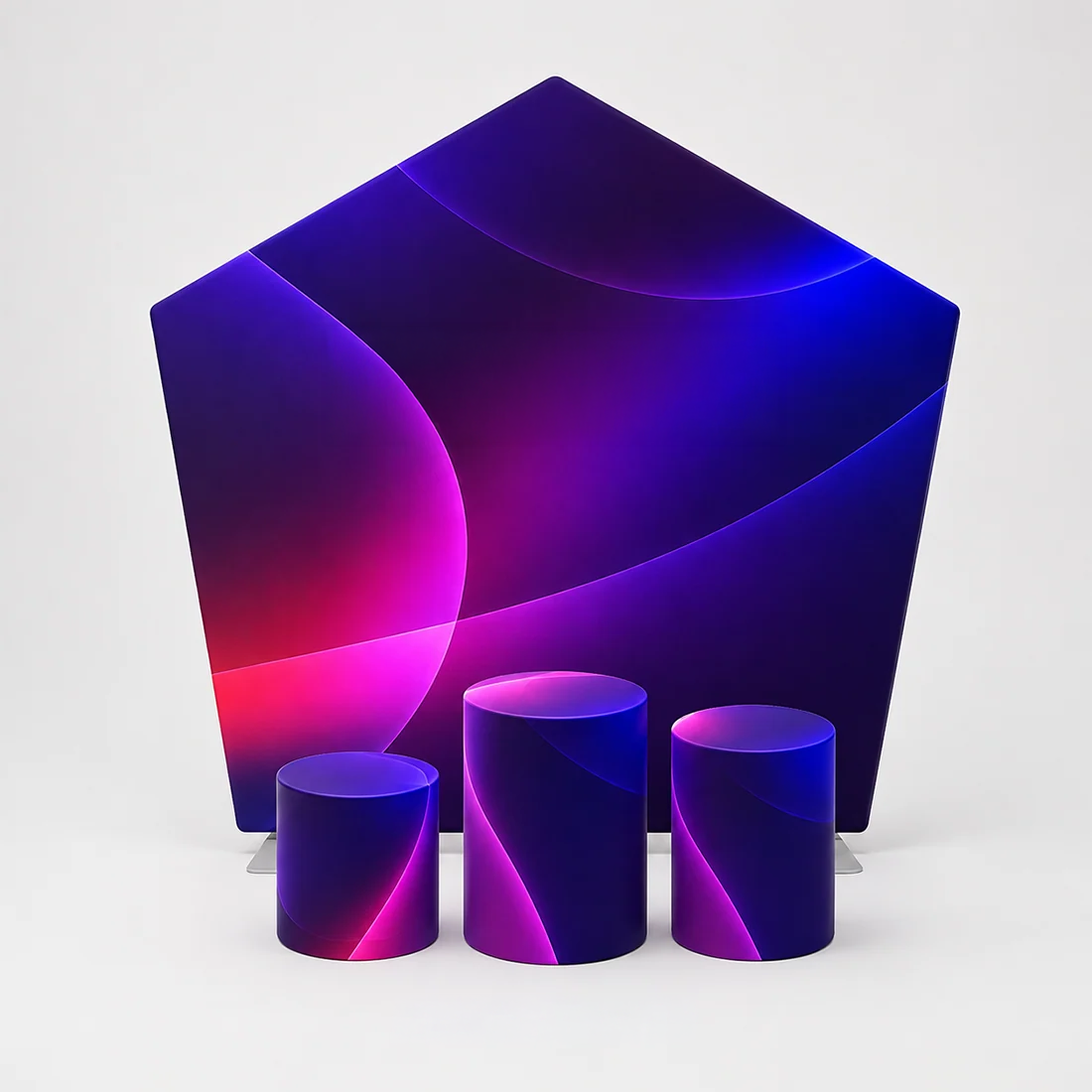 Pentagon Stand with Plinth