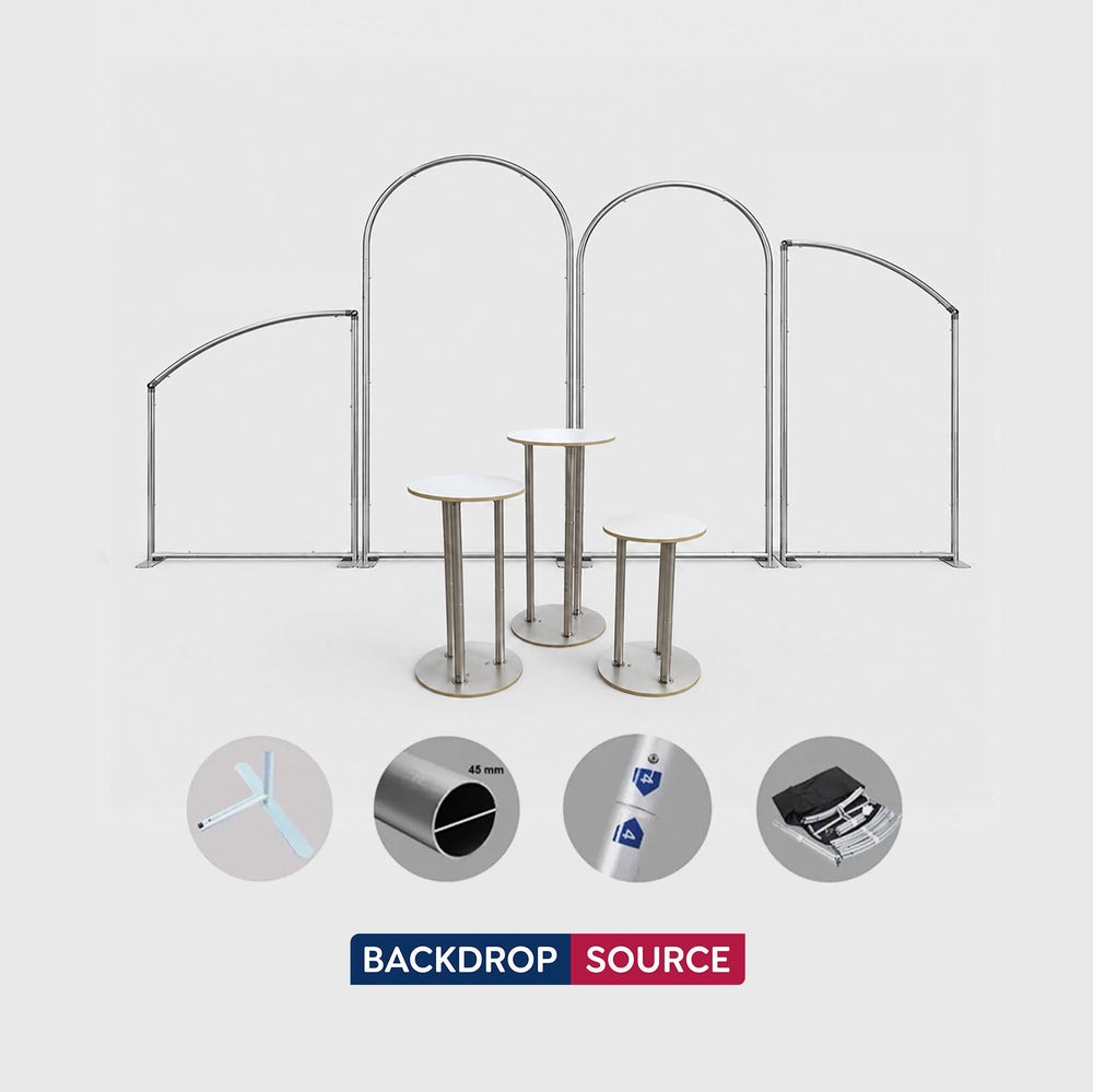 Ensembles de fête avec arche - 4 murs avec socle