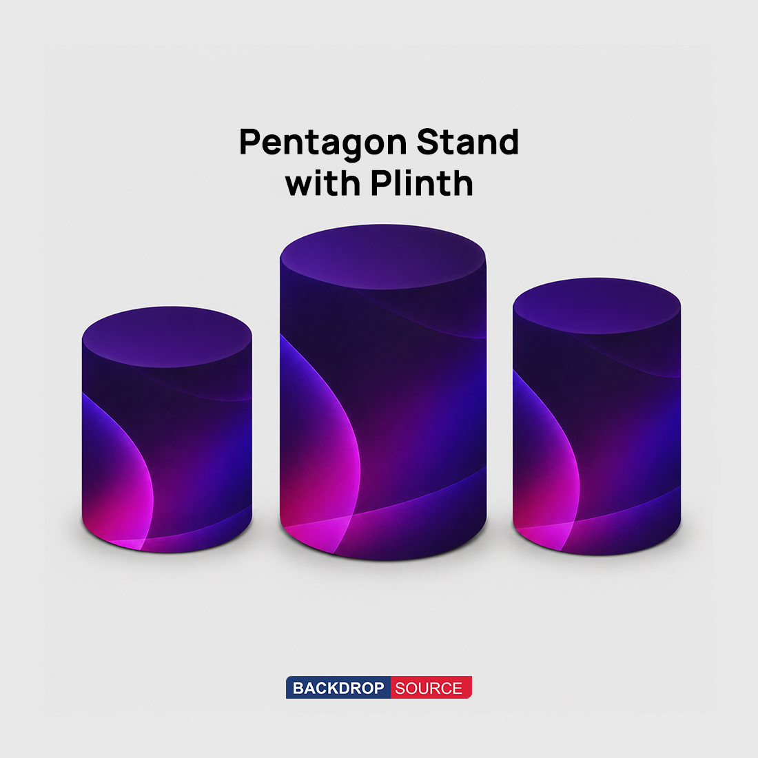 Support pentagonal avec socle