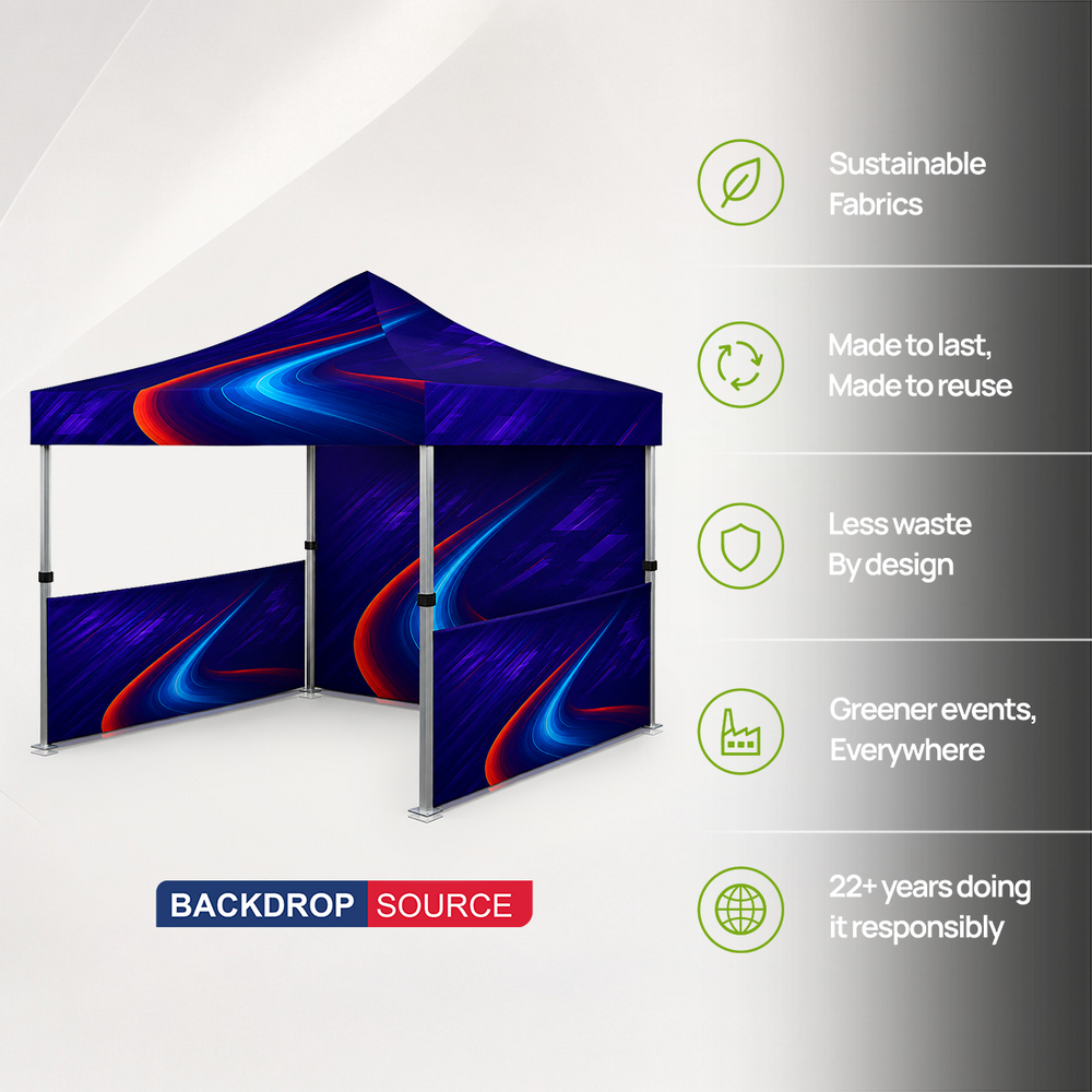Heavy Duty Fabric Canopy Tent – (3m W x 3m H)