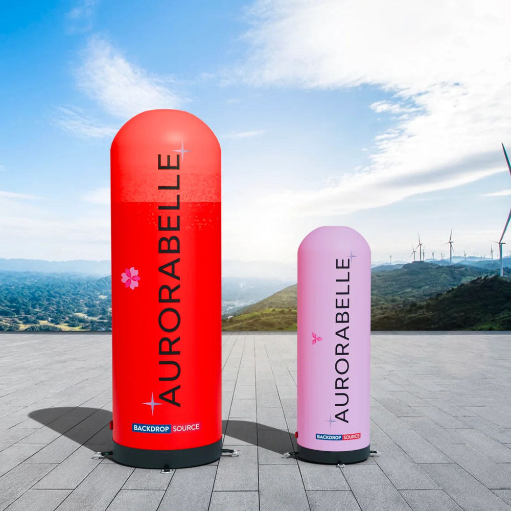 Colonnes publicitaires gonflables