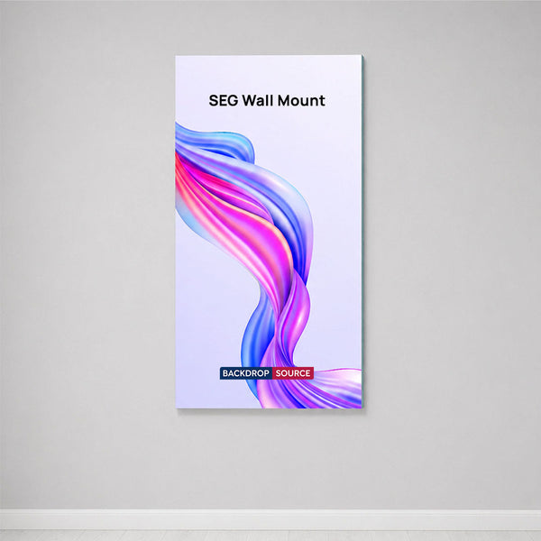 Cadre mural SEG pour tissu non rétroéclairé - profondeur 100 mm