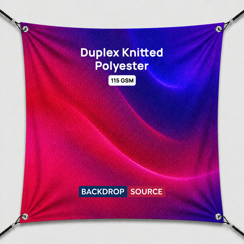 Impression Duplex sur Tissu Polyester Tricoté