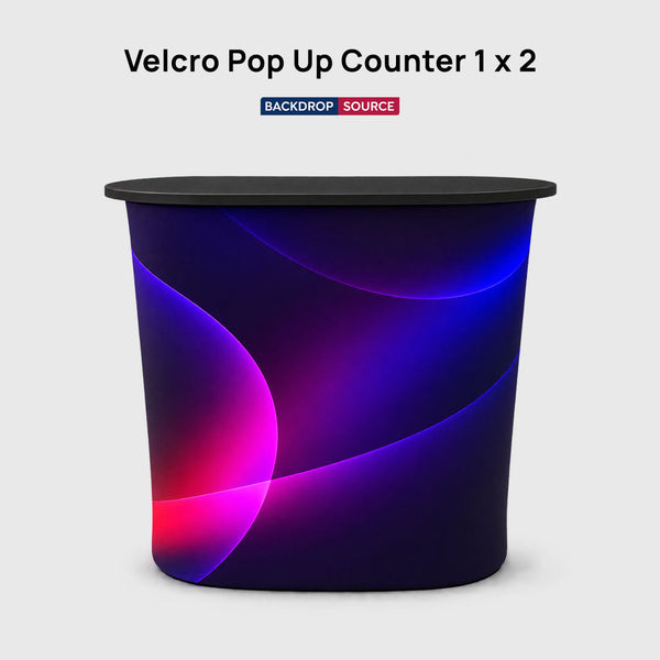 Comptoir pliable en tissu avec Velcro 1 x 2
