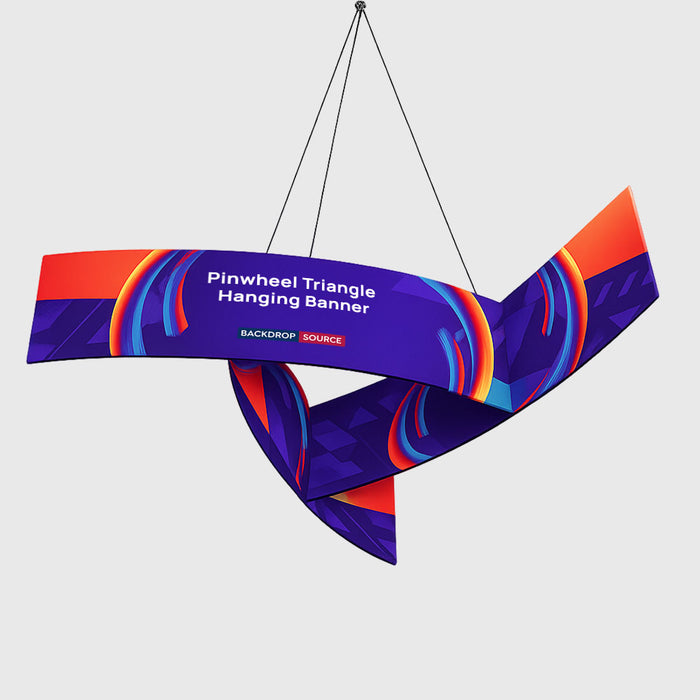 Bannière suspendue triangulaire Sky Tube Pinwheel
