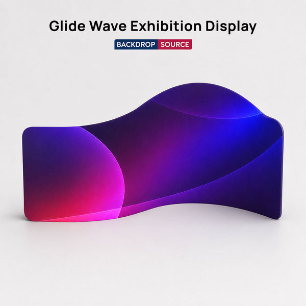 Présentoir d'exposition Glide Wave