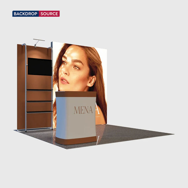Stand mural en tissu tendu 3x3m