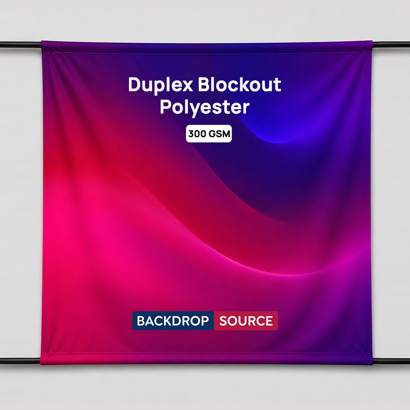 Impression Duplex sur Tissu Blockout