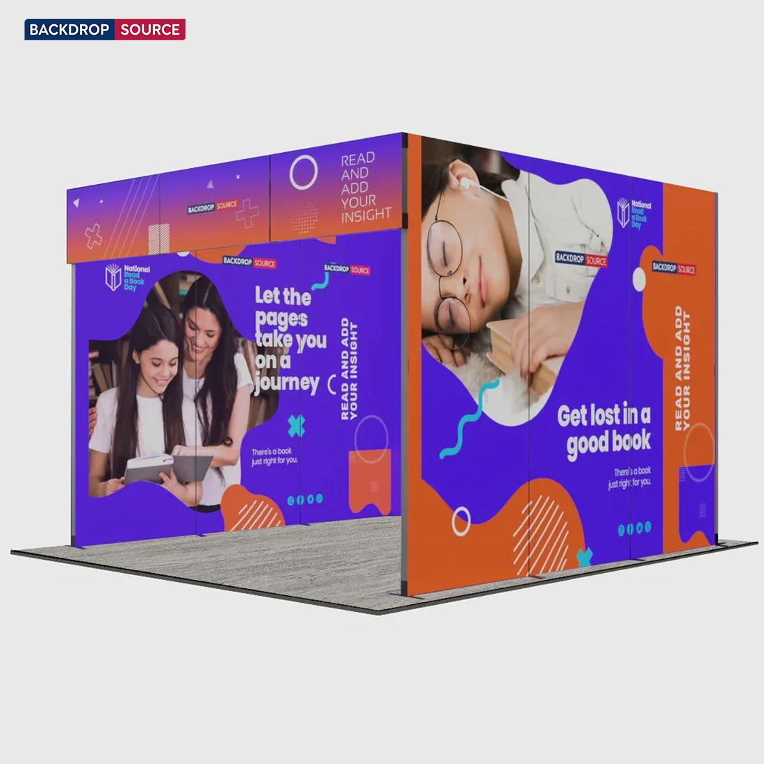 Mur d'images droit pliable 3 m SEG