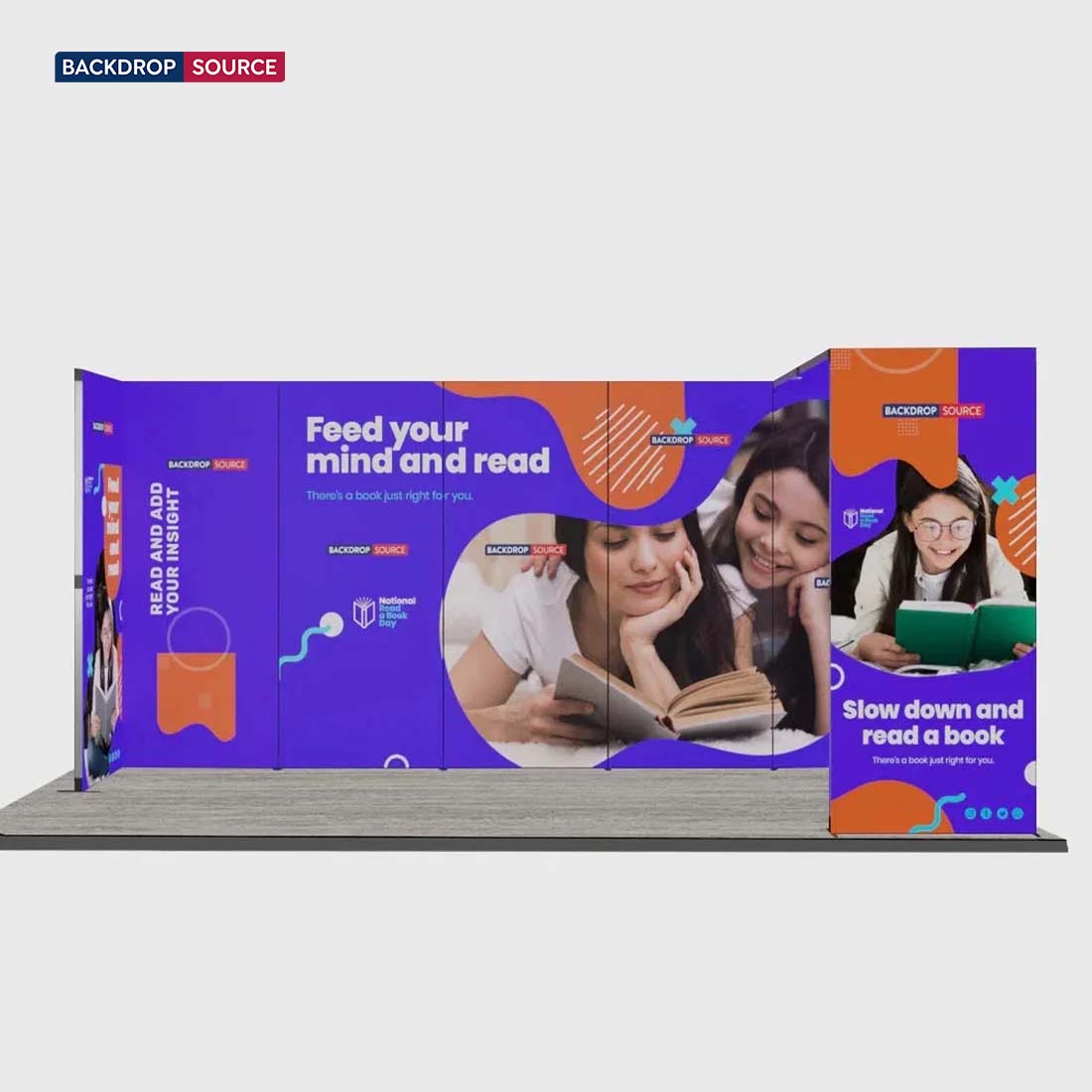 6m Folding SEG Booth Kit with Arch & Corner Sidewall