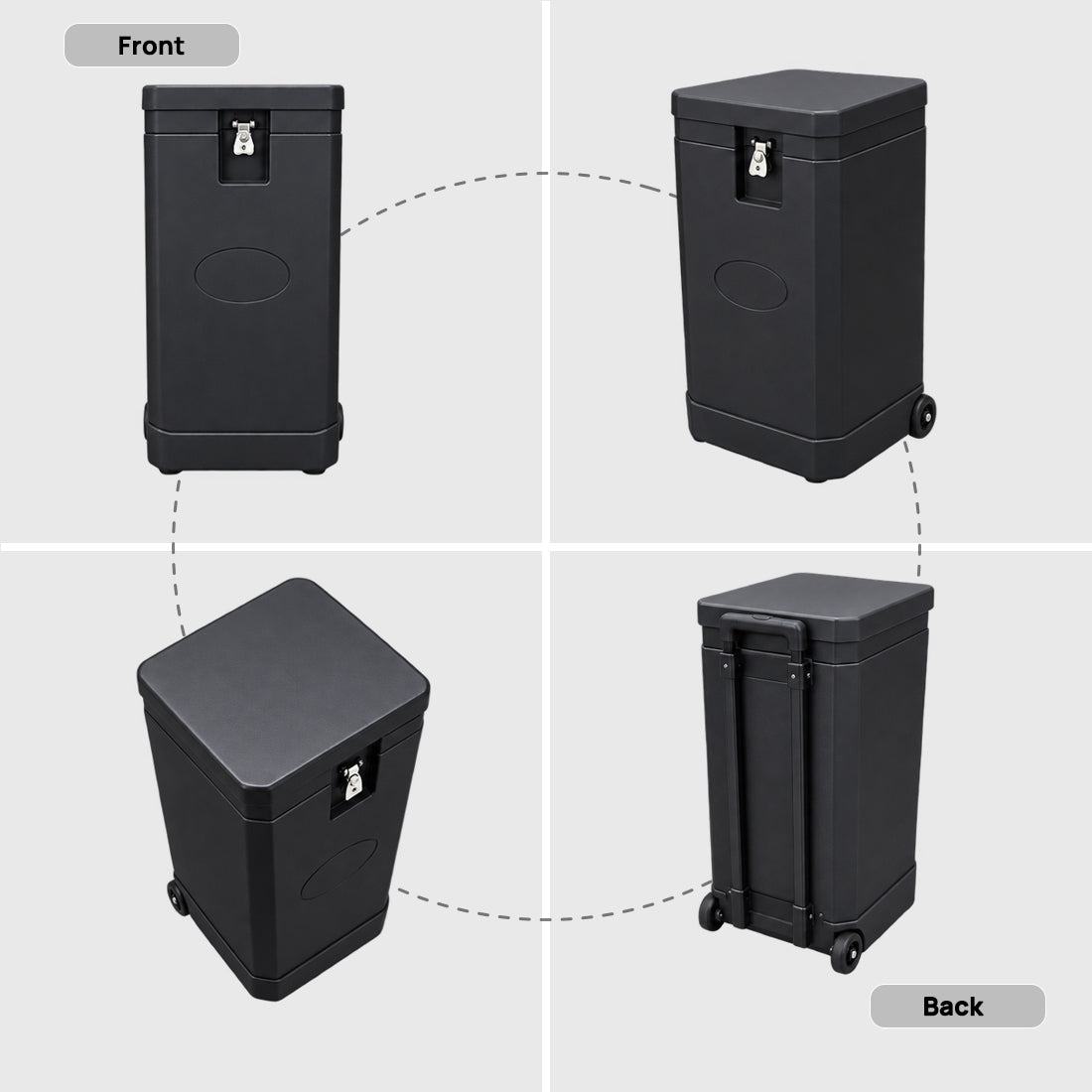 Mallette de transport rigide en plastique - Pour kits de 3 m