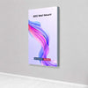 Non-Backlit Wall-Mounted SEG Fabric display - 60mm Depth
