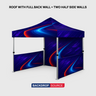 Tente pliante publicitaire – 4m x 4m